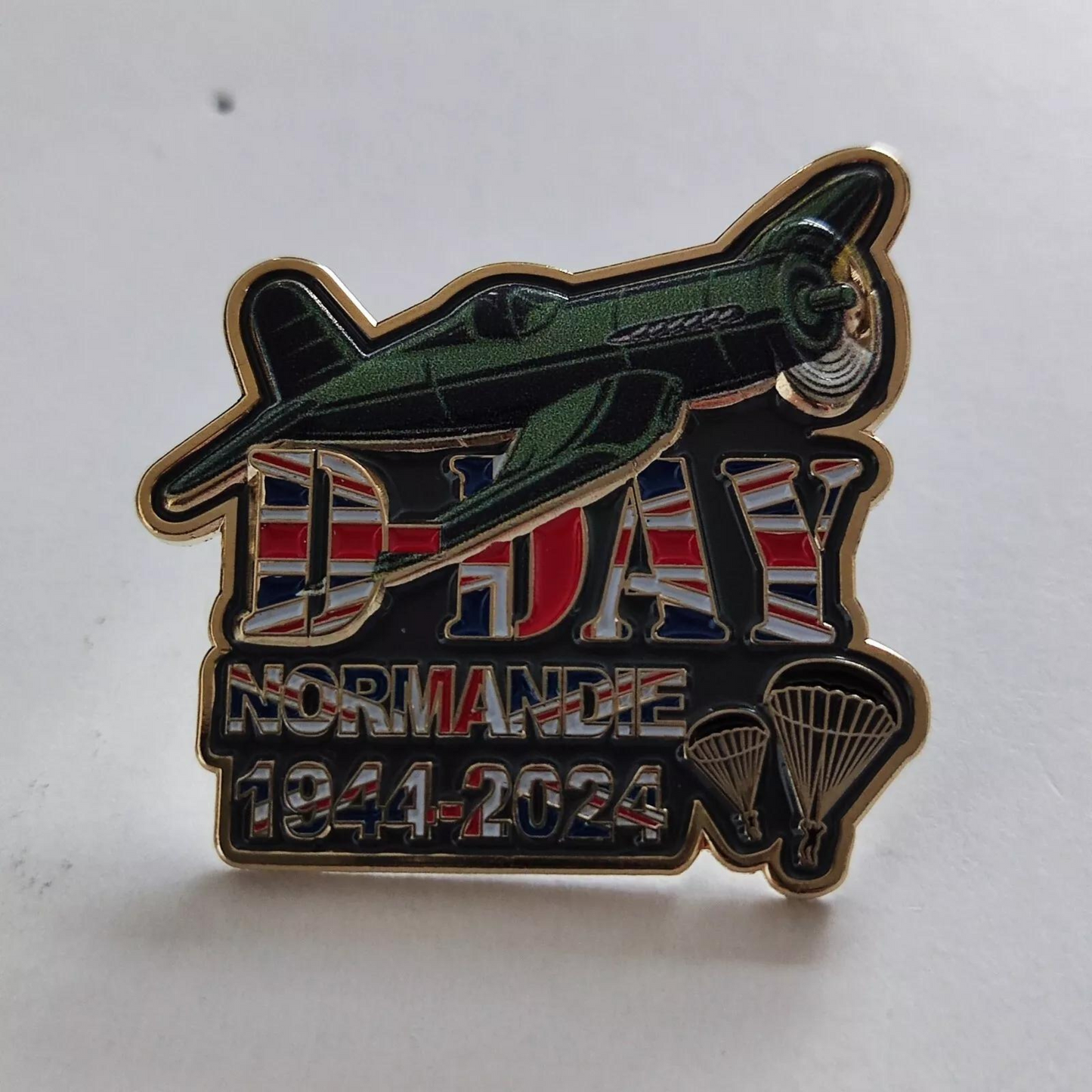 Normandy D-DAY 80th Anniversary Pin Badge