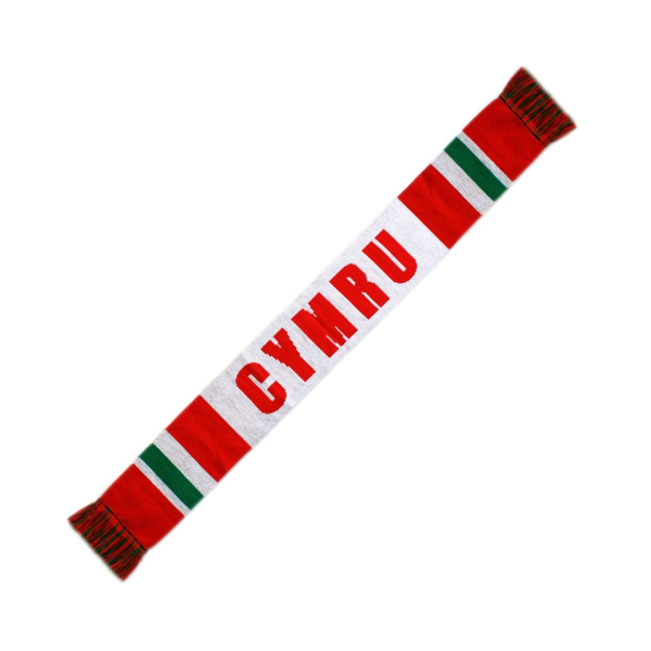 Wales Cymru Double Knitted Scarf