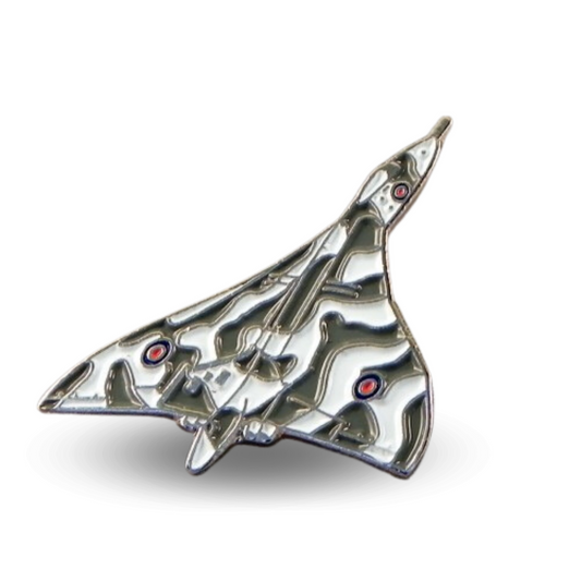 Vulcan Bomber Enamel Lapel Pin Badge