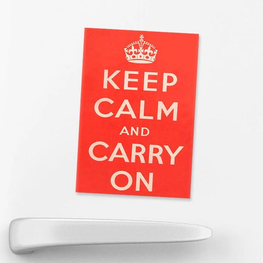 "Keep Calm and Carry On" Fridge Magnet