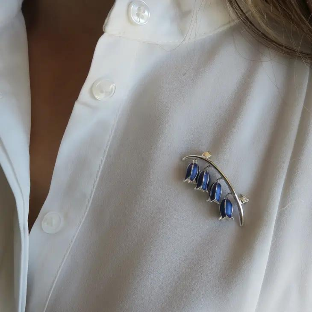 Bluebell Flower Brooch