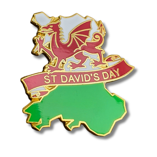 Wales St. David's Day Enamel Pin Badge