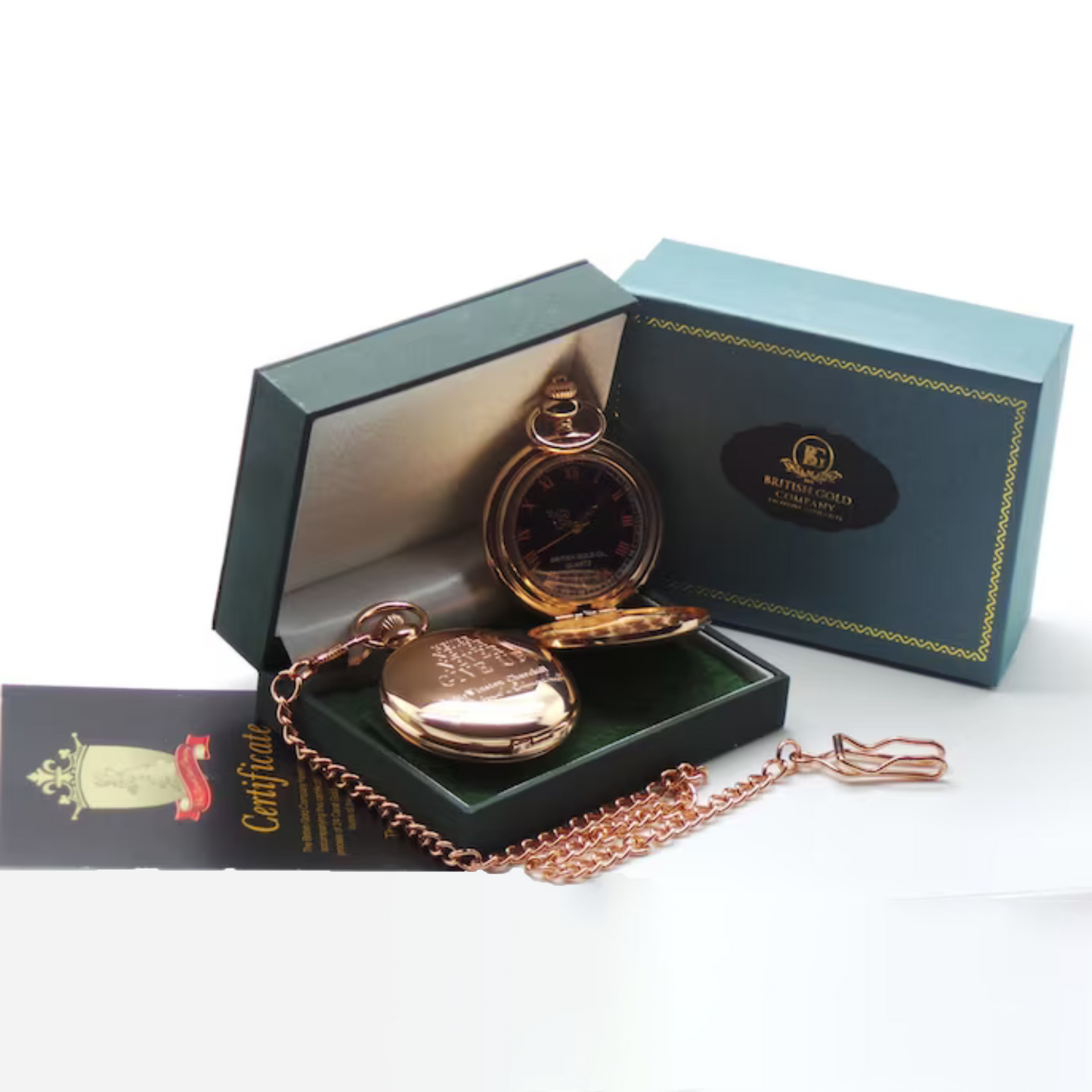 Winston Churchill Signature Personalised Pocket Watch