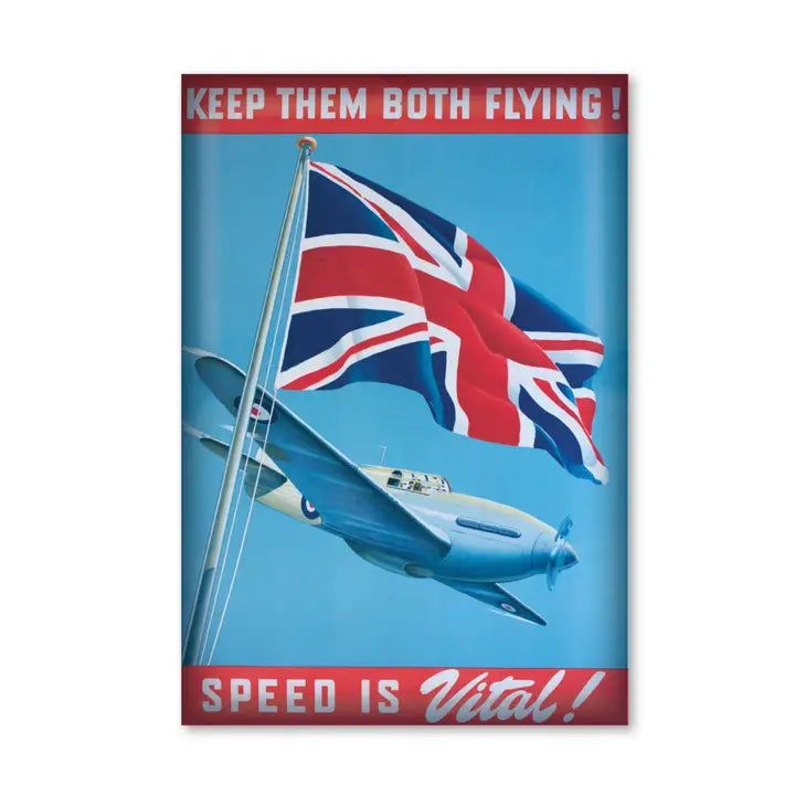 "Keep Them Both Flying" Magnet