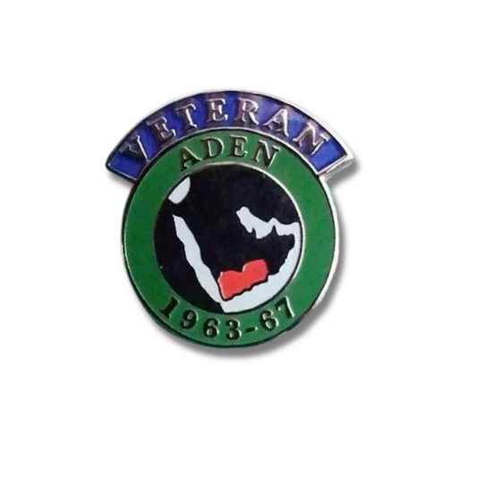 Aden Veteran Pin Badge