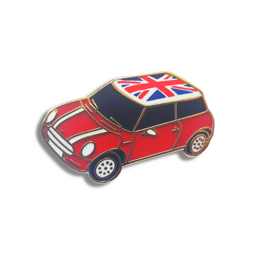 Coronation Union Jack Flag Mini Car Badge