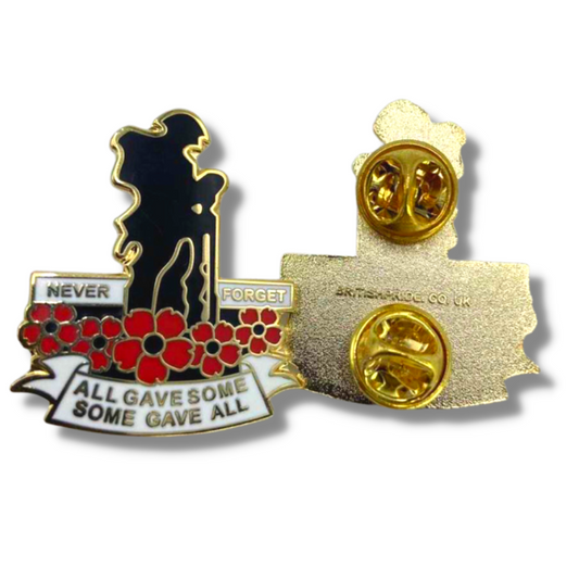 British Soldier Remembrance Pin Badge
