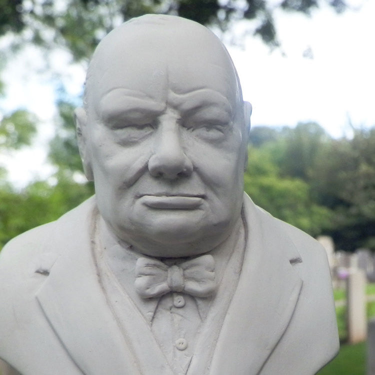 Bronze Gild Bust of Sir Winston Churchill