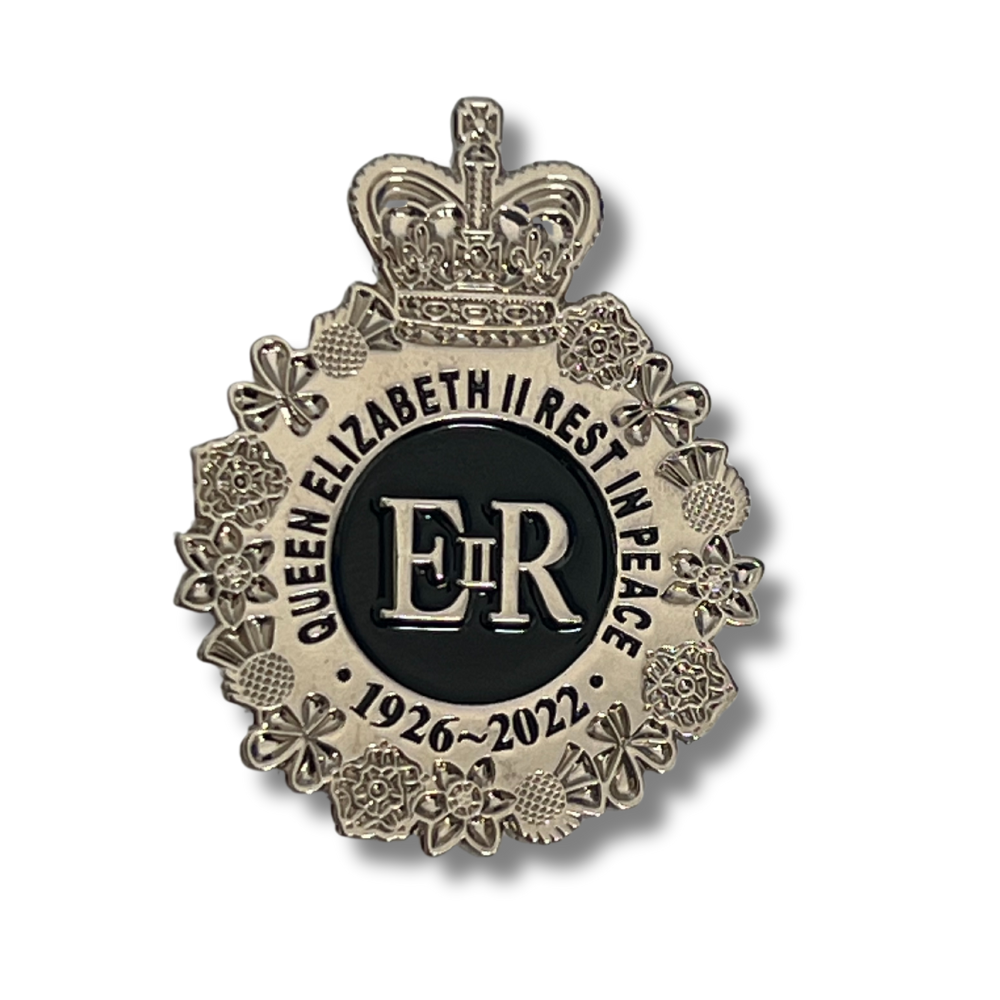 Elizabeth Regina ER Queen's Memory Brooch