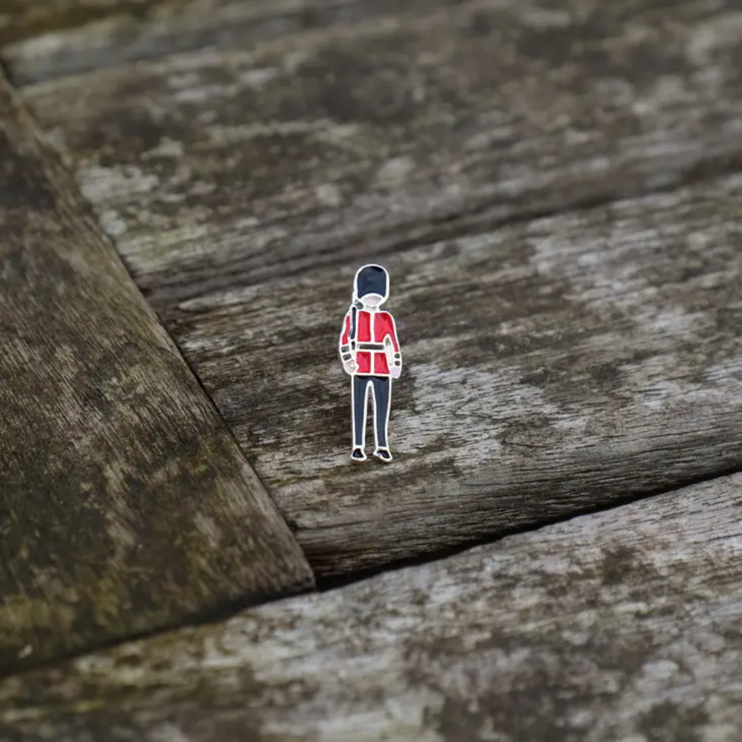 British Guardsman Soldier Lapel Pin Brooch