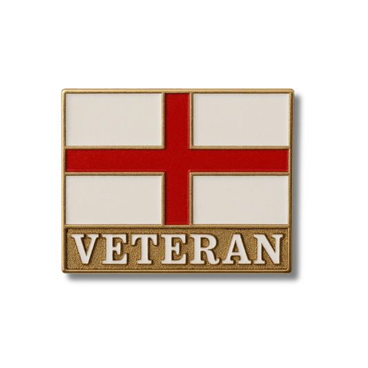 England Veteran Pin Badge