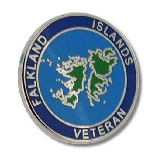 Falkland Islands Veteran Lapel Pin Badge