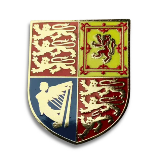 Official Royal Standard Shield Pin Badge (New and Improved)
