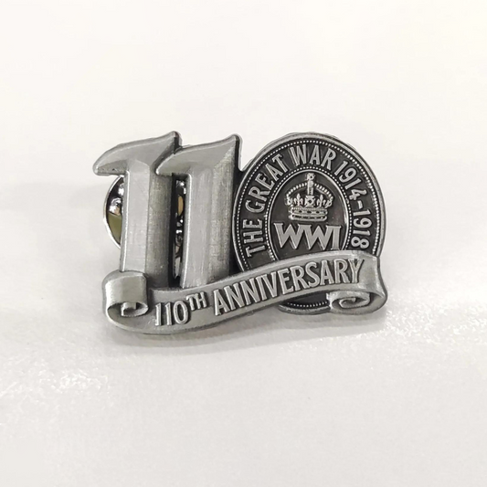 110th Anniversary Commemorative Enamel Pin Badge (1914-2024)