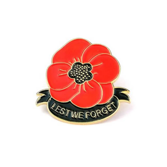 Flanders Lest We Forget Badge