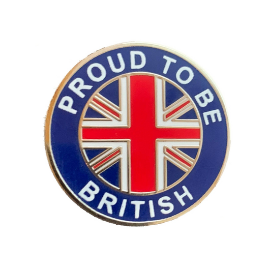 Proud To Be British Enamelled Pin Badge