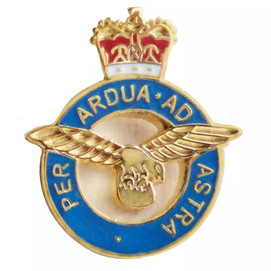 Royal Air Force (RAF) Crest Shaped Pin Badge - MOD Approved