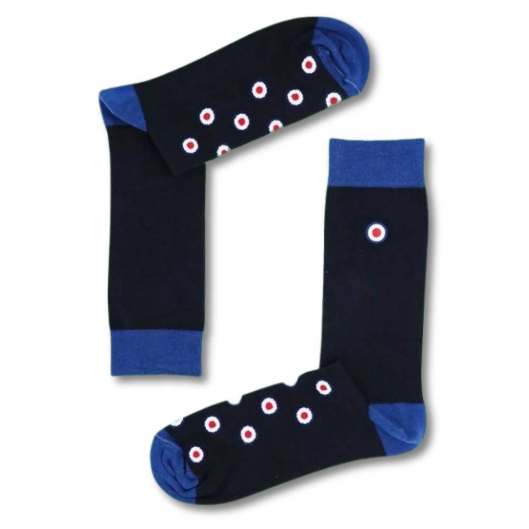 Licensed RAF Roundel Combed Cotton Socks