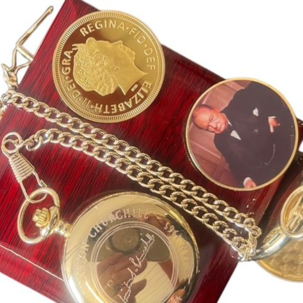 The Churchill Collector's 24k Gold-Plated Set