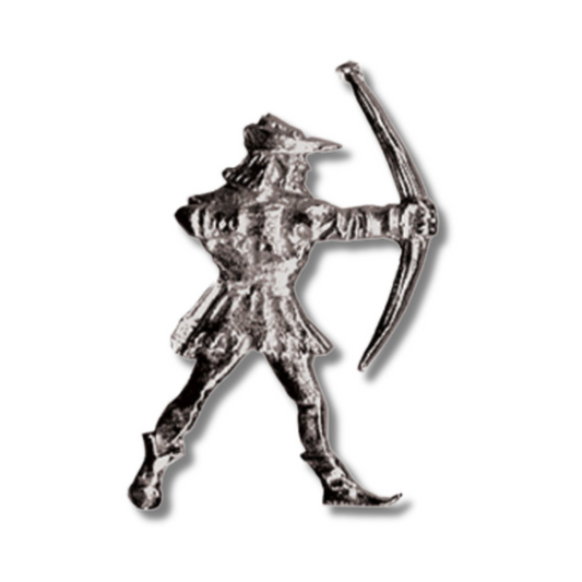 Pewter Badgepin - Robin Hood Firing