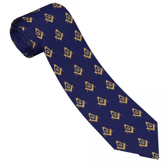 Masonry Tradition Navy Blue Tie