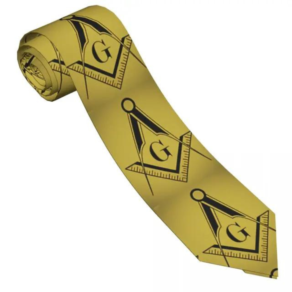 Mason Brotherhood Golden Tie