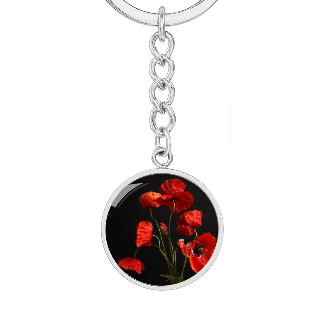 Flanders Flower Luxury Keyring