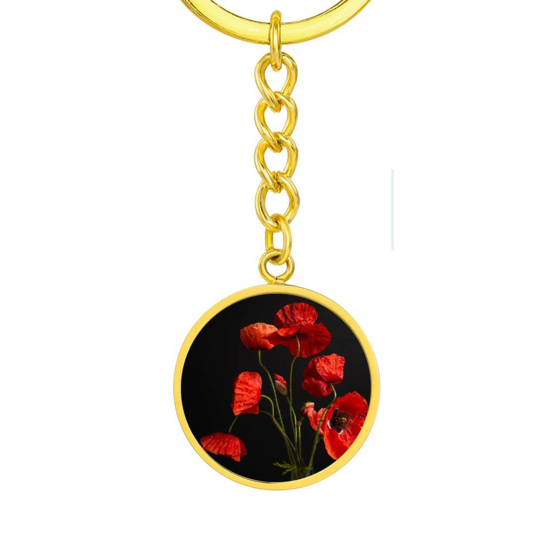 Flanders Flower Luxury Keyring