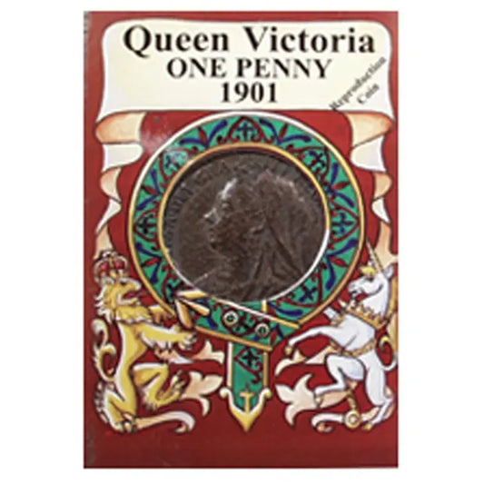 Queen Victoria Penny Coin (With Story Card)