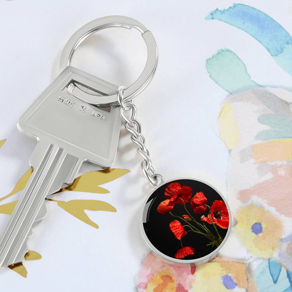 Flanders Flower Luxury Keyring