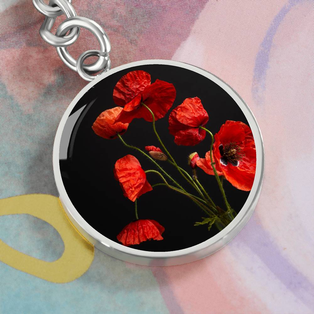 Flanders Flower Luxury Keyring