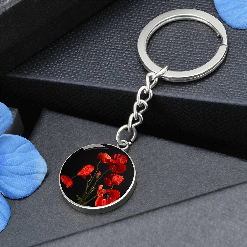 Flanders Flower Luxury Keyring