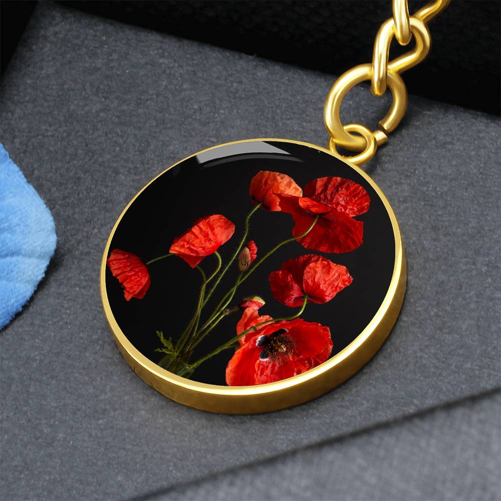 Flanders Flower Luxury Keyring