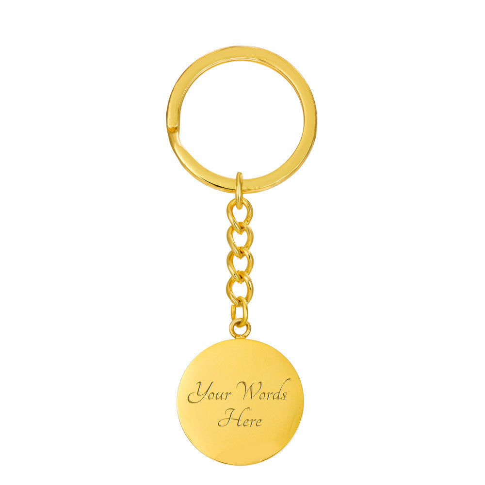 Flanders Flower Luxury Keyring