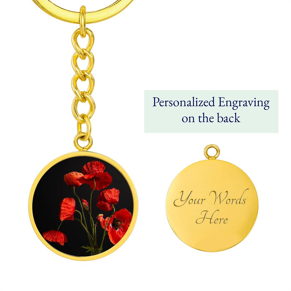 Flanders Flower Luxury Keyring