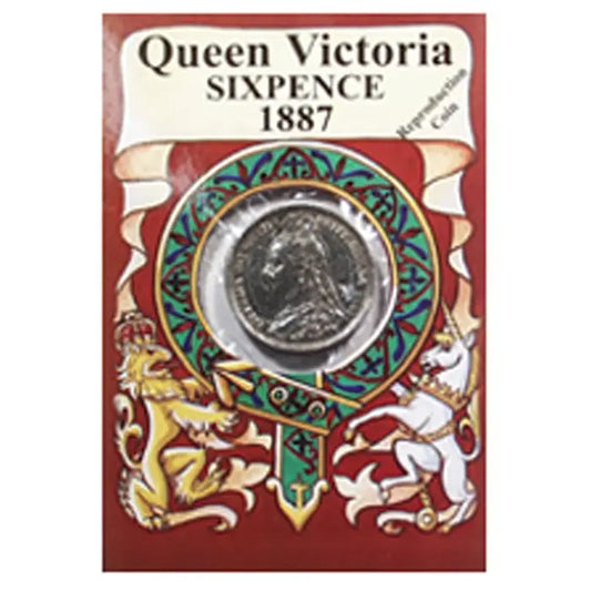 Queen Victoria Sixpence Coin (With Story Card)