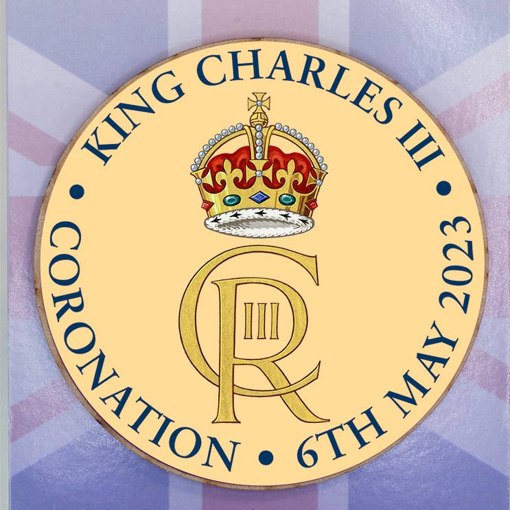 Coronation Coasters - King Charles III Cypher