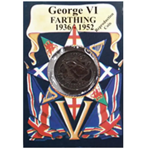 George IV Farthing Coin (With Story Card)