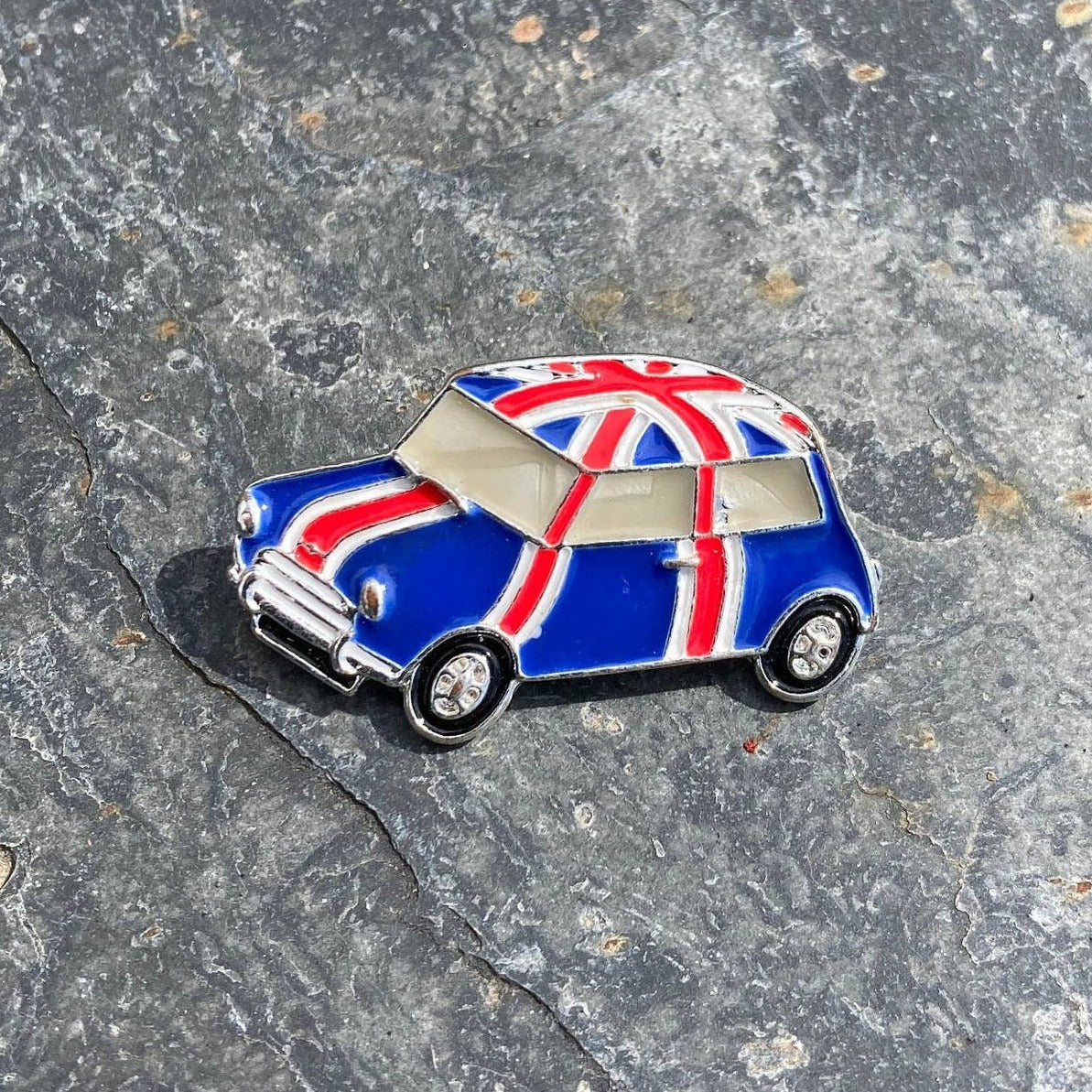 Coronation Union Jack Flag Mini Car Badge