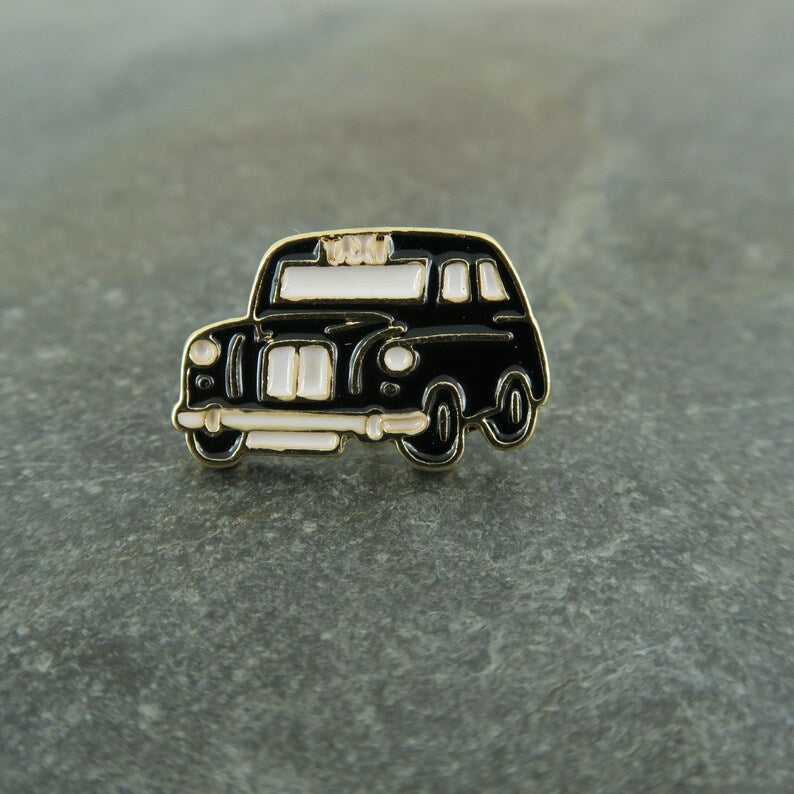 Taxi Enamel Pin Badge