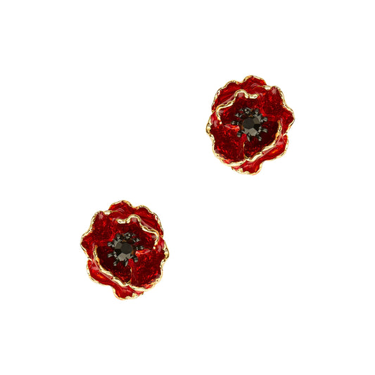 Flanders Flower Stud Earrings