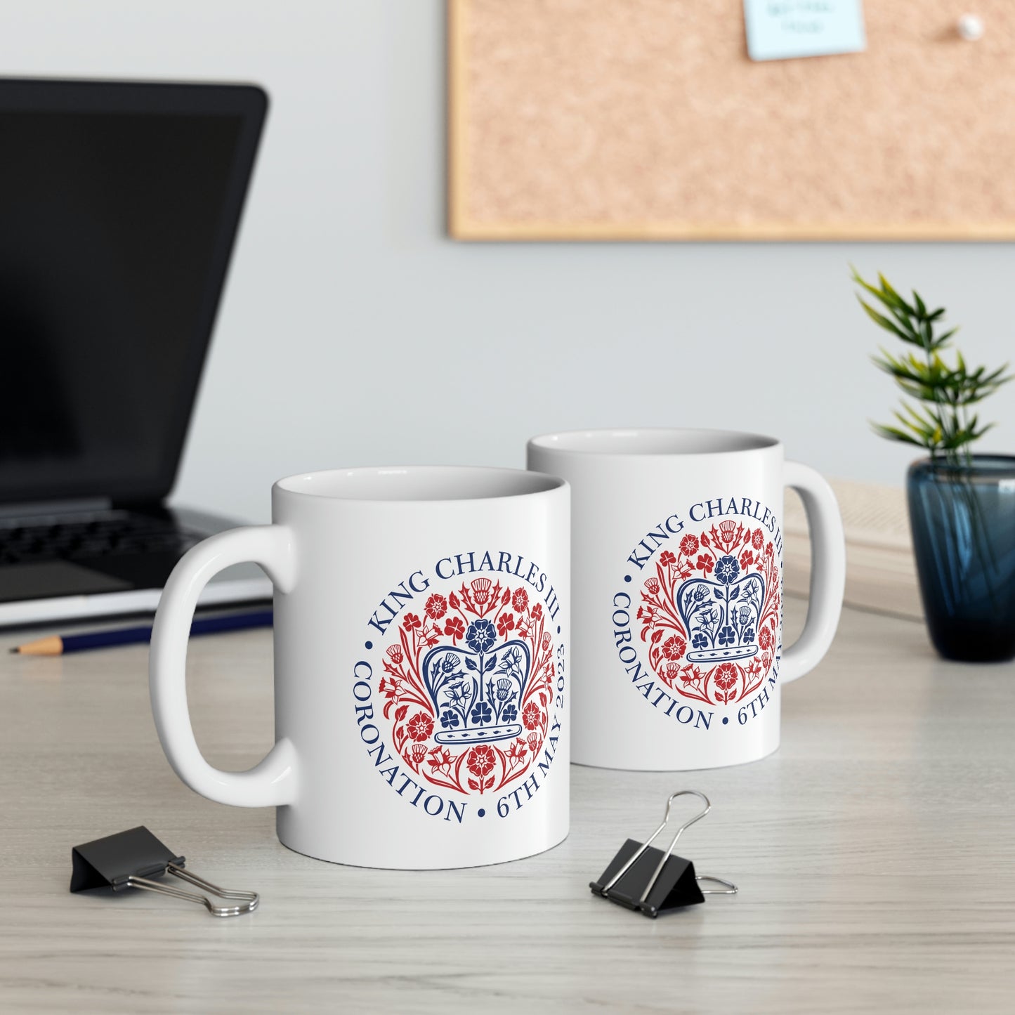 King Charles III Official Coronation Logo Mug