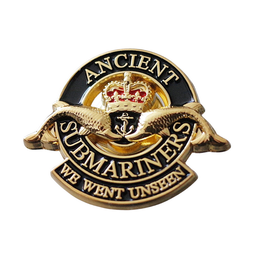 Ancient Submariners Veteran Enamel Military Pin Lapel Badge