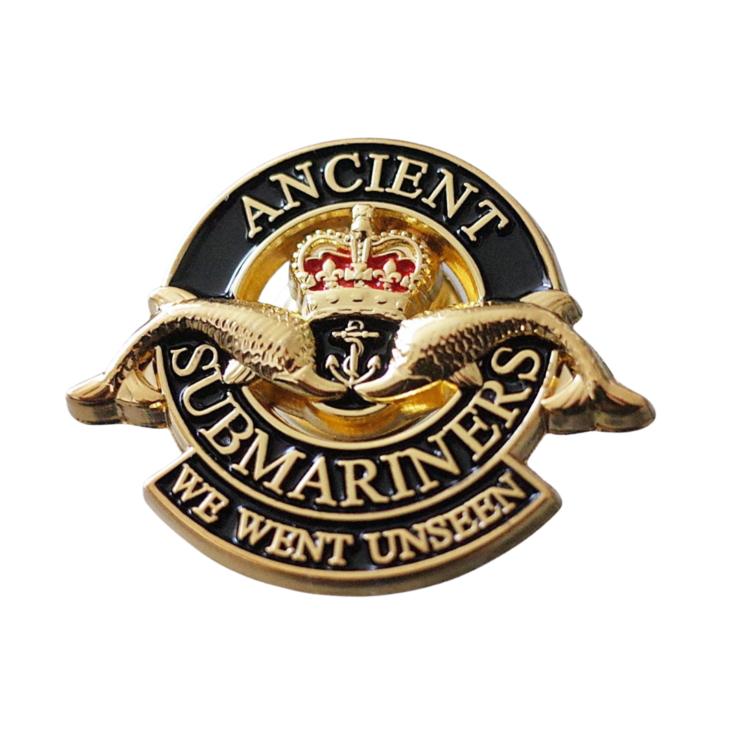 Ancient Submariners Veteran Lapel Pin Badge