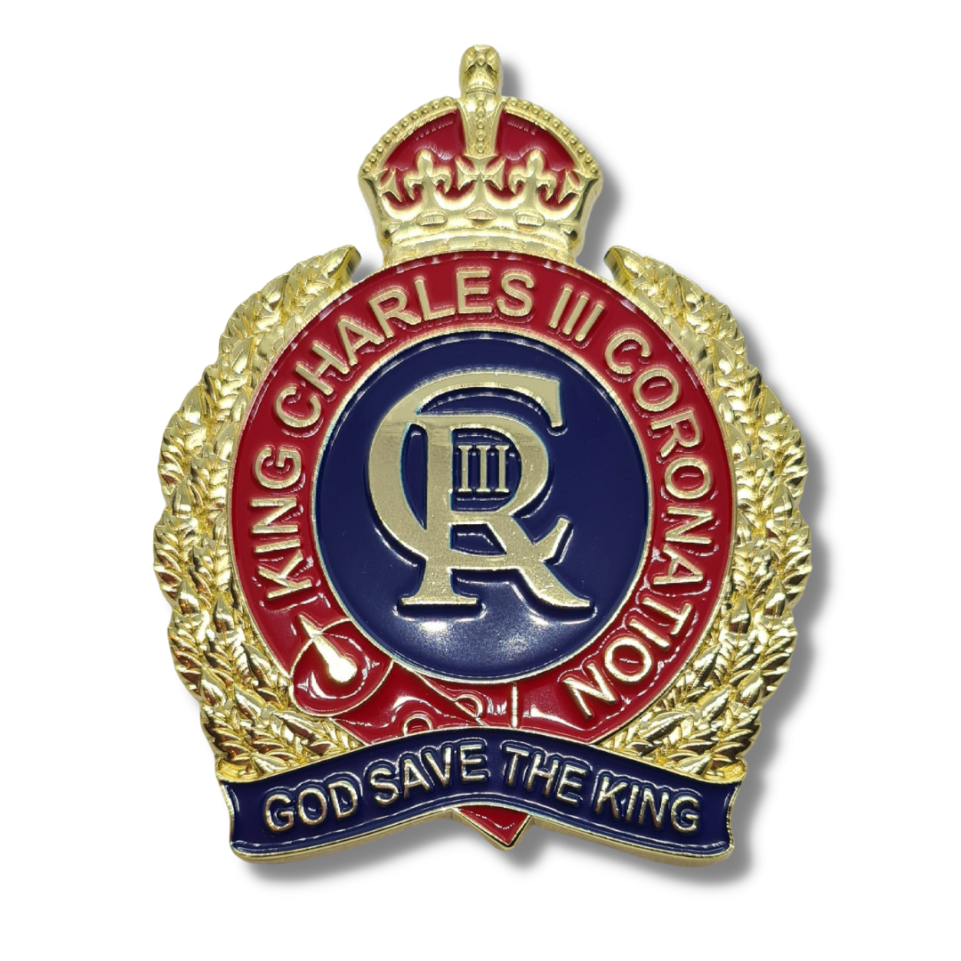 King Charles III Coronation Commemorative Car Grille Badge