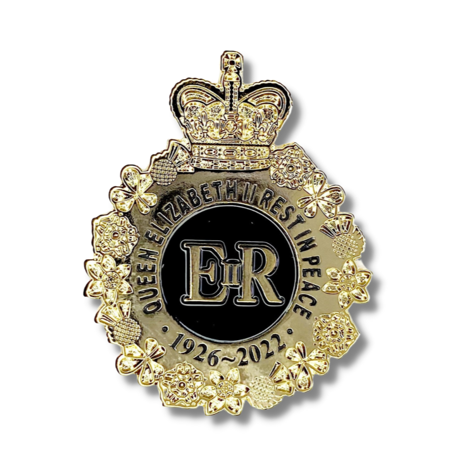 Elizabeth Regina ER Queen's Memory Brooch