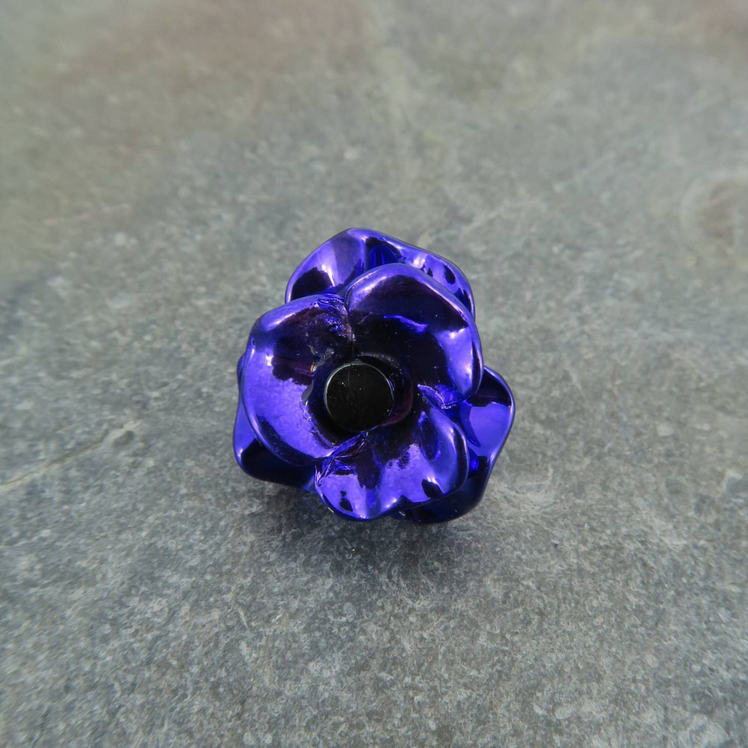 Purple Flower Lapel Pin