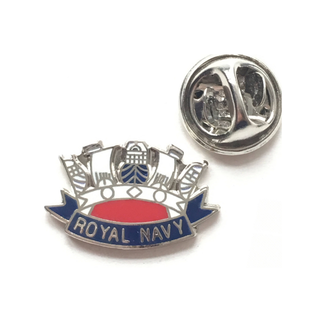 Royal Navy Crown Design Pin