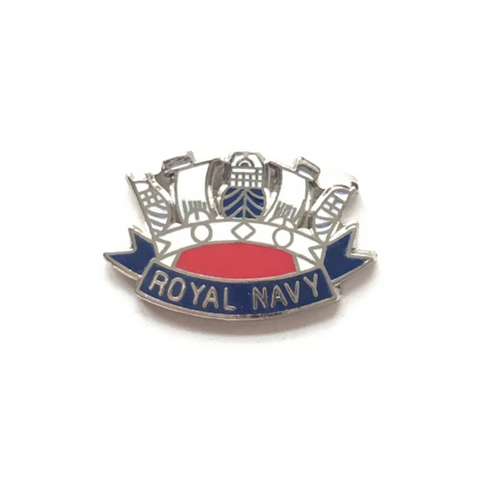 Royal Navy Crown Design Pin