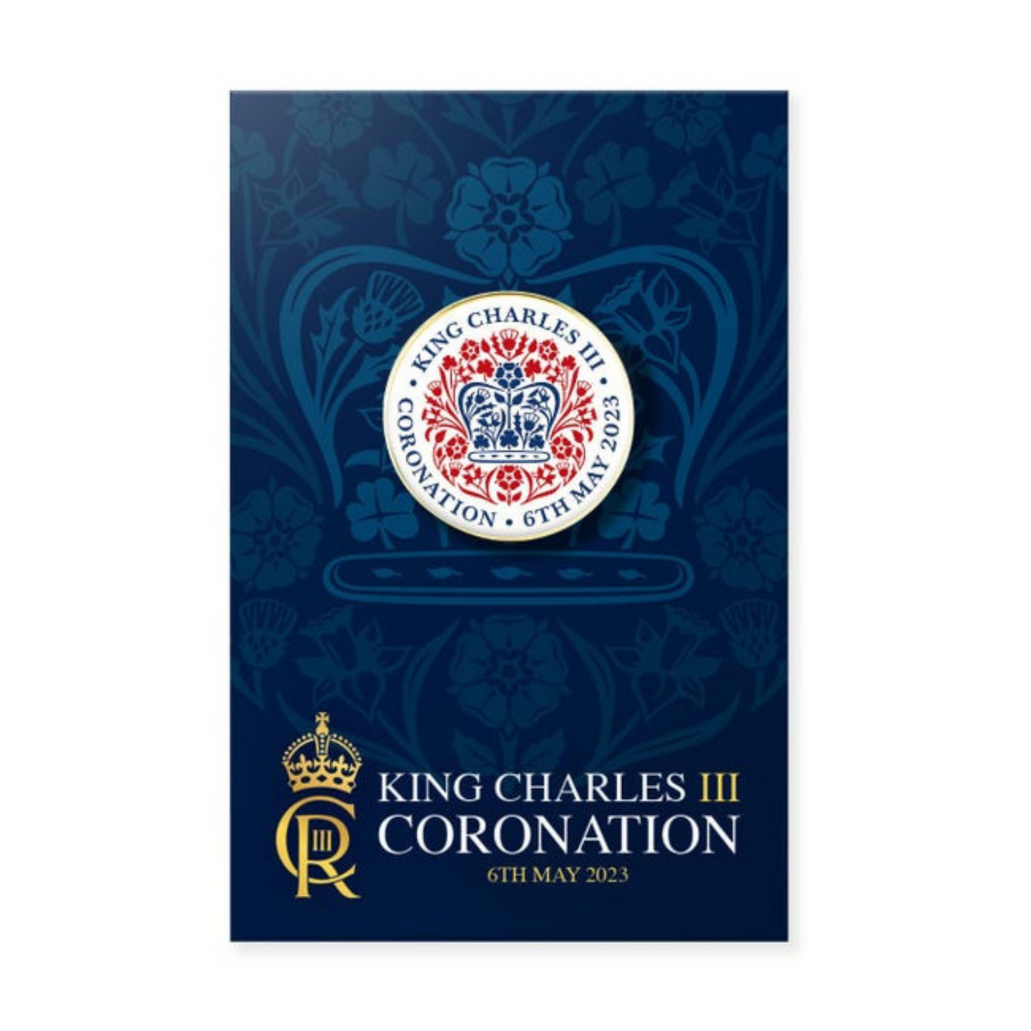 Official King Charles III Coronation Logo Badge